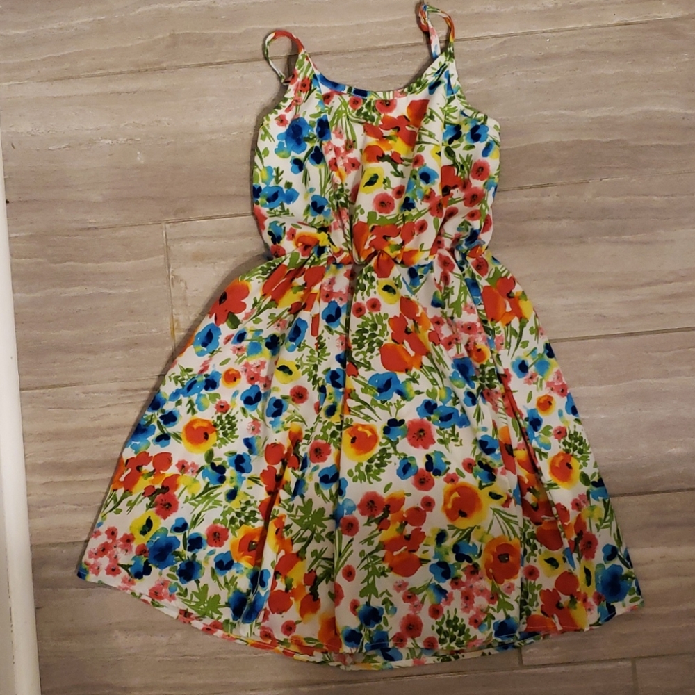 Modern floral sundress